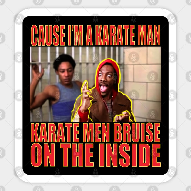 Karate Man Sticker by Bashiri74